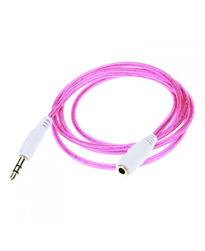 Audio Extension Cable 3.5mm Male to Female(Pink 1.0m)