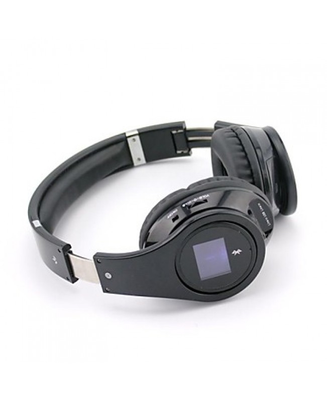 BQ968 Multifunction Bluetooth 3.0 Over Ear Headphone with LCD Screen for Smart Phones/PC