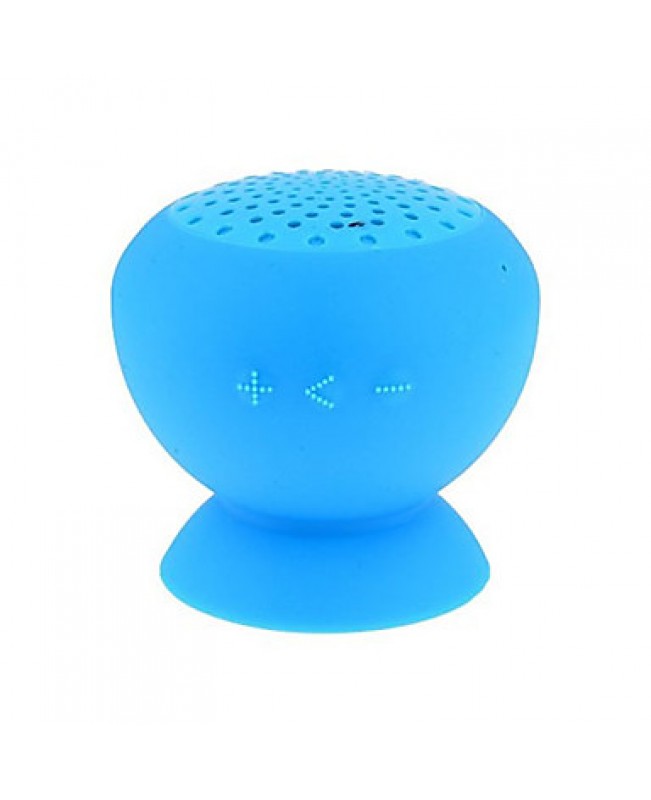 Adsorption Type Waterproof Wireless Bluetooth Speaker Attractive Appearance Multifunction Mini Mushroom (Assorted Colors)