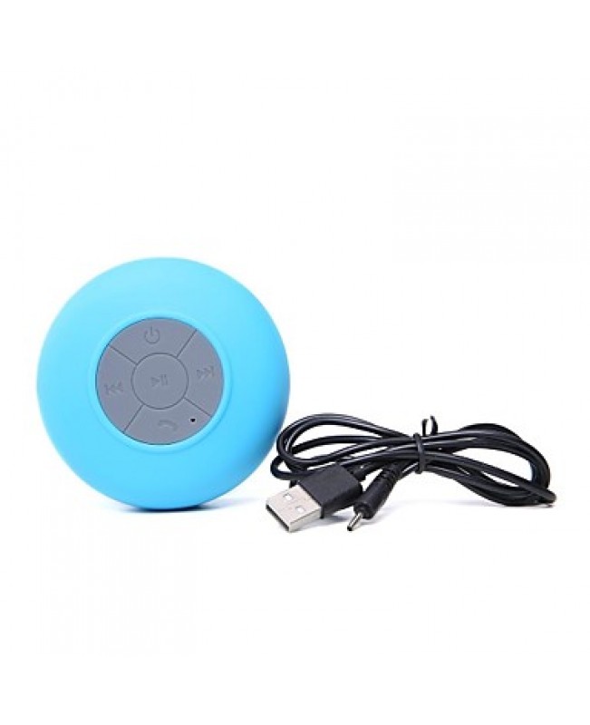 Mini Ultra Portable Waterproof IPX 4 Stereo Wireless Bluetooth Speaker (Blue)