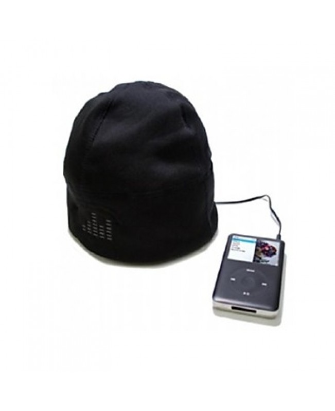 Beanie Hat Built-in Headphones 3.5mm for Tablet MP3