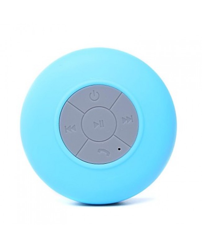 Mini Ultra Portable Waterproof IPX 4 Stereo Wireless Bluetooth Speaker (Blue)