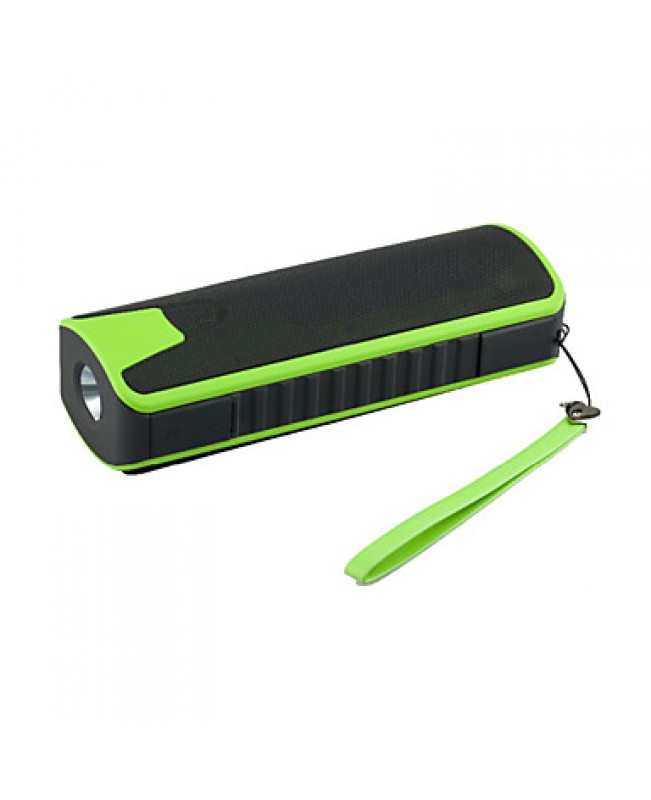 Portable Waterproof Wireless Bluetooth Speaker With 4000mah Power Bank HIFI Portable Speakers Sound Box with LED Light