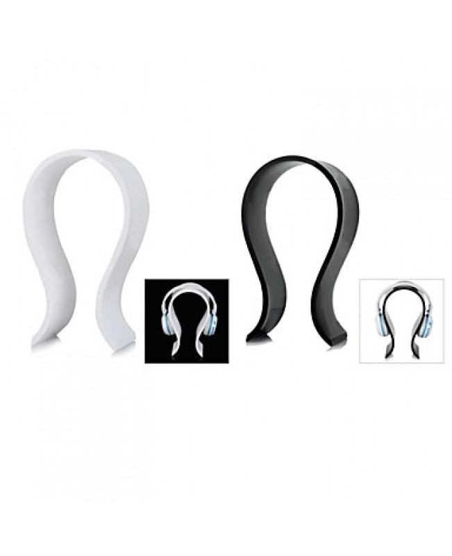 High Quality U-Shaped Headphone / Headset Hanger Holder Stand - Black